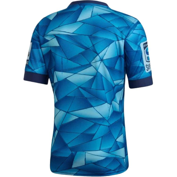 Adidas BAJU LELAKI SPORT PLANET 39 35 Rugby Jersey Men’s Royal Trace