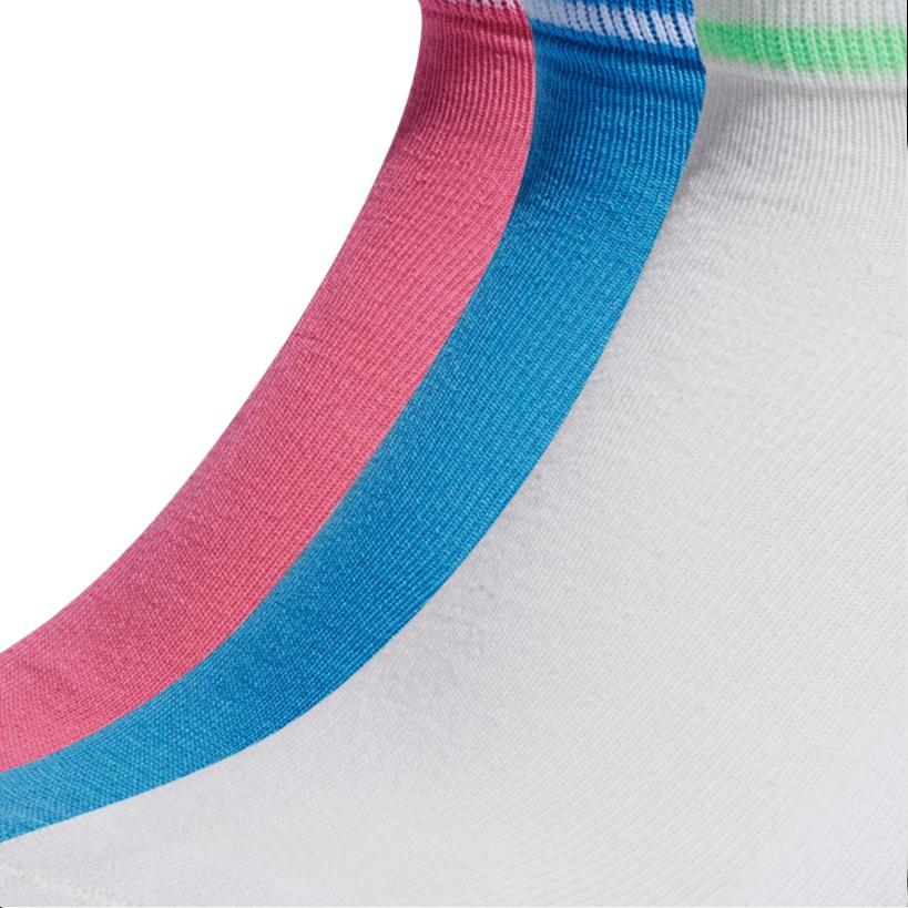 Adidas Originals TREFOIL ANKLE SOCKS 3 PAIRS Crew Socks Unisex 3 Pack