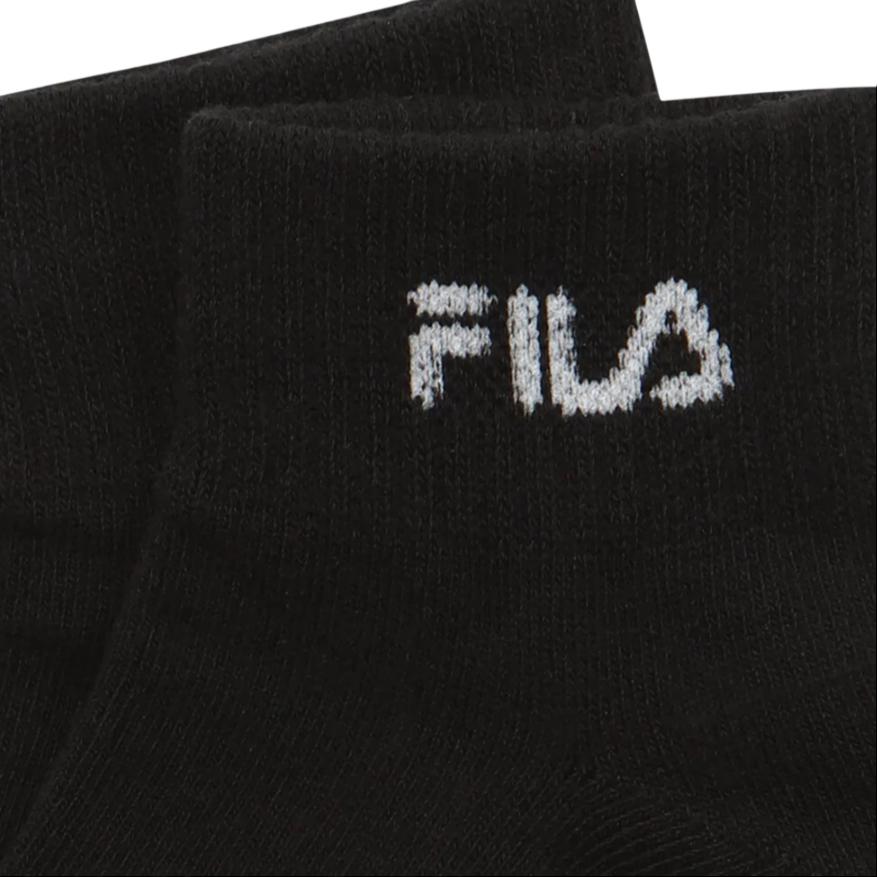FILA Ankle Socks Unisex 3 Pack Black
