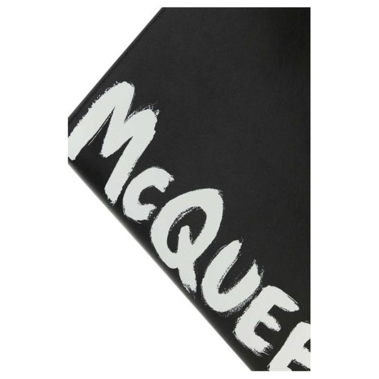 Мужская сумка Alexander McQueen (черная) — фото 7