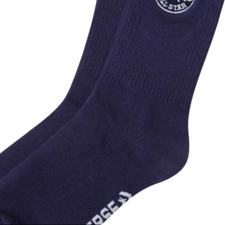 Converse Crew Socks Unisex 1 Pack Royal Blue