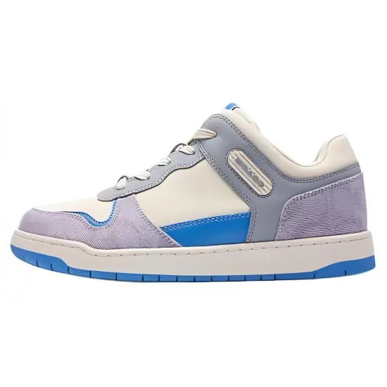 COACH C201 Skateboard Shoes Women's Low-Top Gray