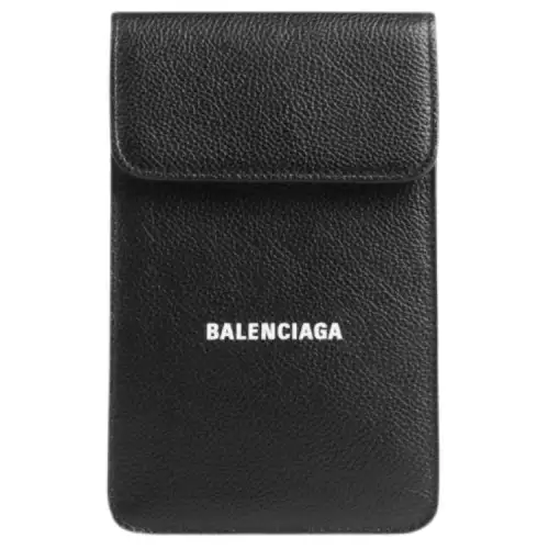 Balenciaga Grain Calfskin Wallet Women's Black
