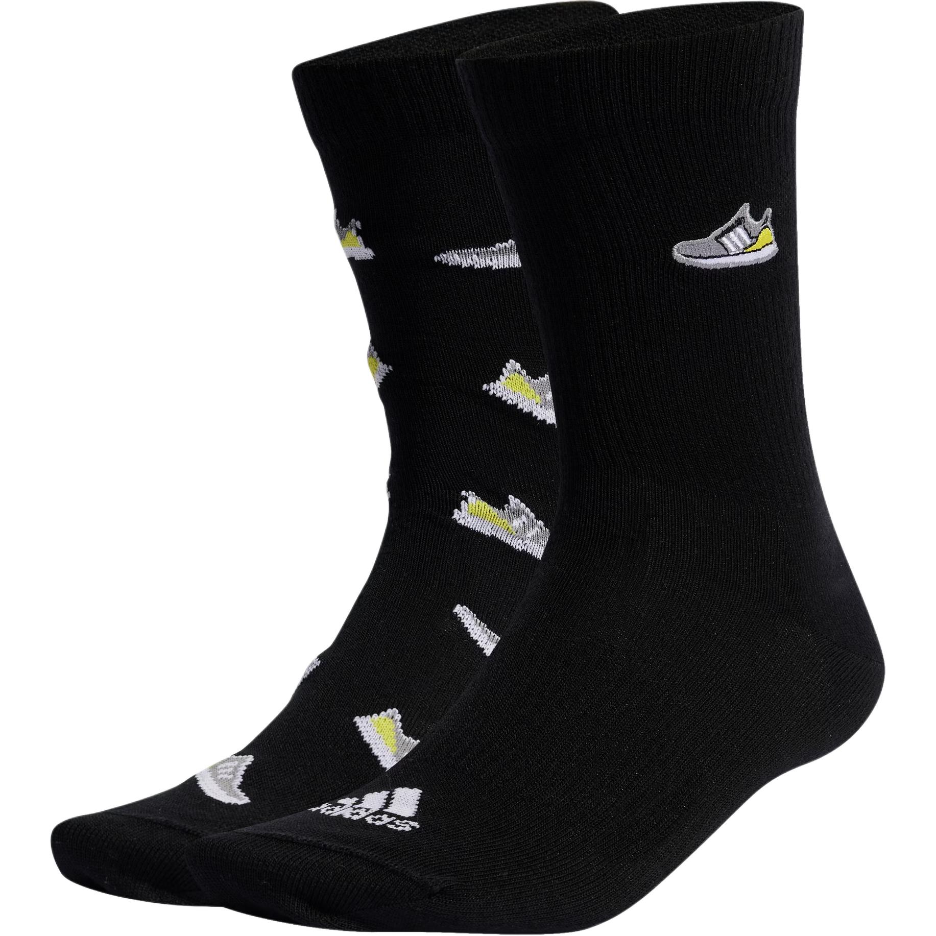 Adidas Crew Socks Unisex 2 Pack Black