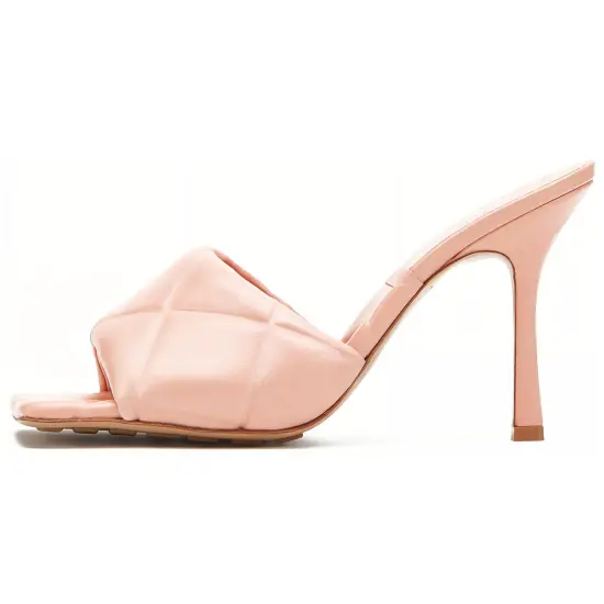 Bottega Veneta Lido Slide Slippers Women's Peach Pink