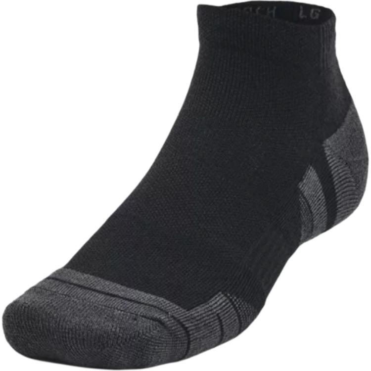 Under Armour Performance Tech Ankle Socks Unisex 3 Pack Black