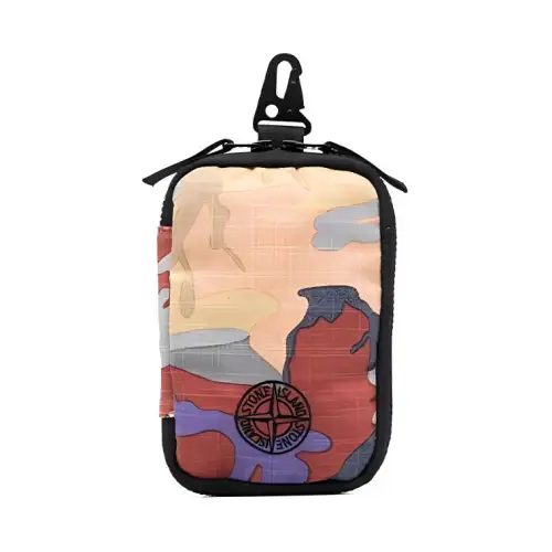 STONE ISLAND Polyamide Coin Purse Men's Multicolor