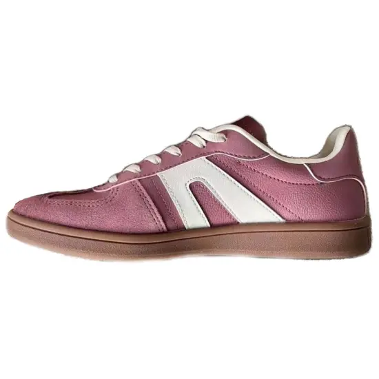 ANTA Life Collection Skateboard Shoes Women's Low-Top Dry Rose/Mud Sand Gray