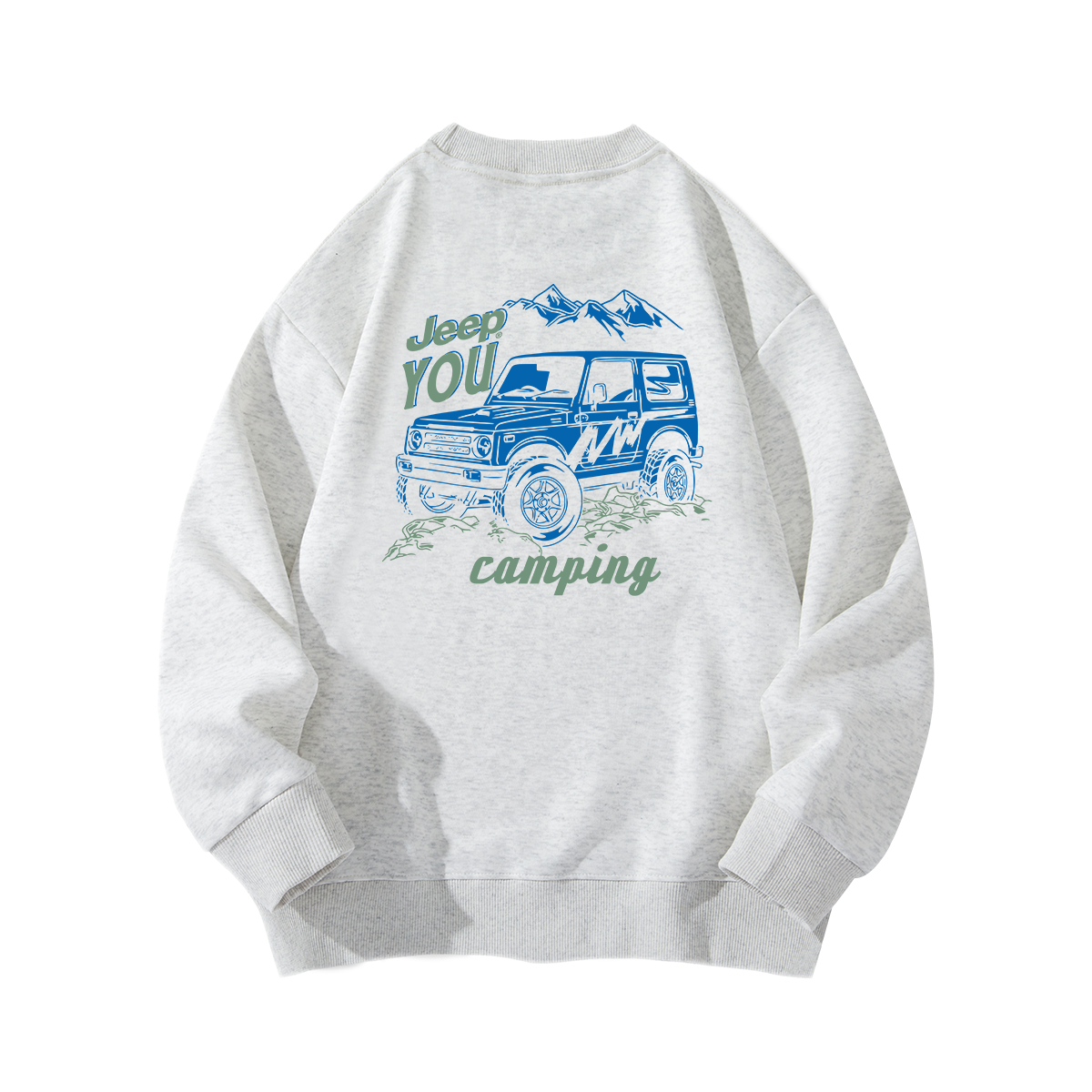 Худи Jeep (серое) — фото 16