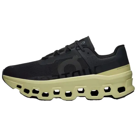 On CloudmOnster Running Shoes Men Low top Black