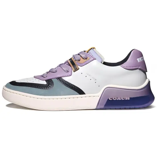 COACH CitySole Skateboard Shoes Women's Low-Top Purple