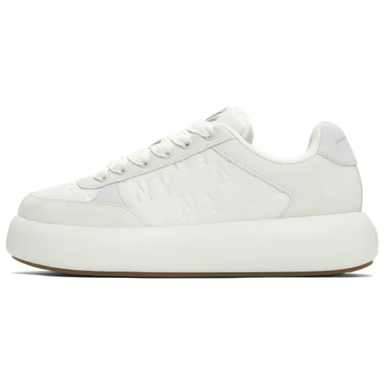 MLB Chunky Classic Casual Shoes Unisex Low-Top White