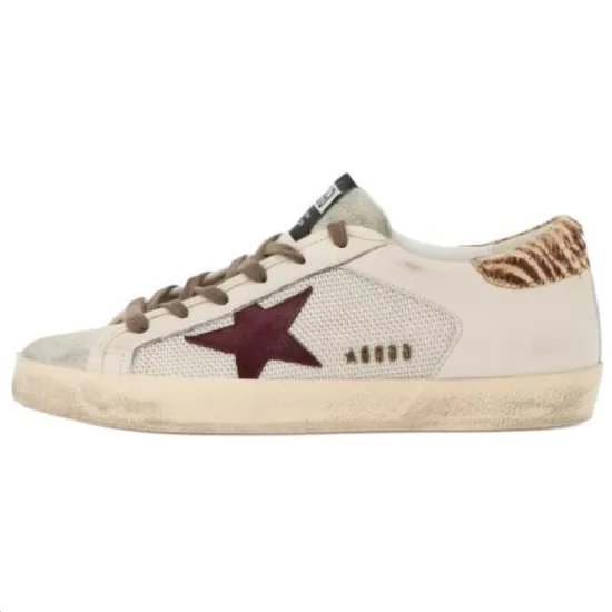 Golden Goose Super-Star Skateboard Shoes Women's Low-Top Beige