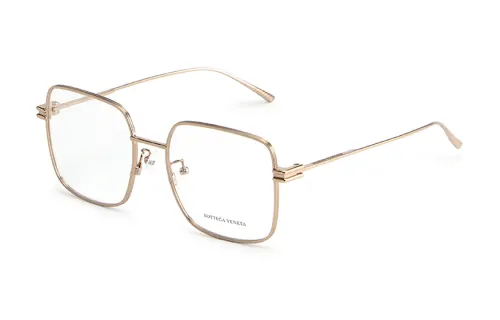 Bottega Veneta Prescription Glasses Women's Rose Gold