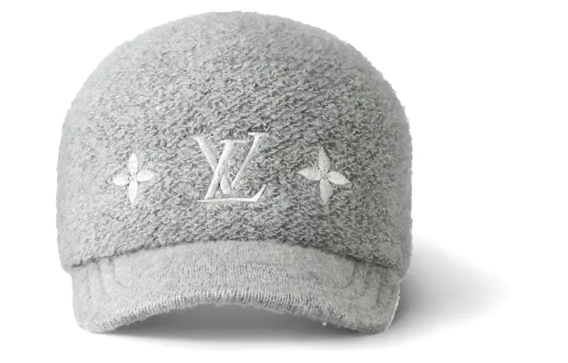 LOUIS VUITTON Wool, Polyamide Baseball Caps Women's Gray