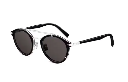 DIOR Round Sunglasses Men's Black