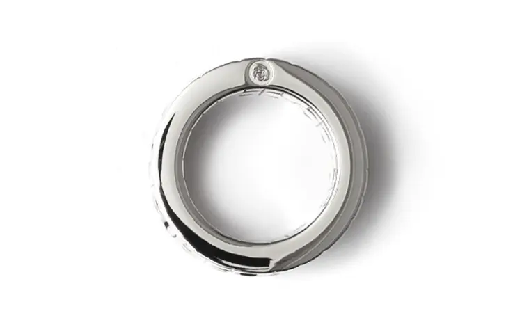 Burberry Silver Rings Unisex Silver