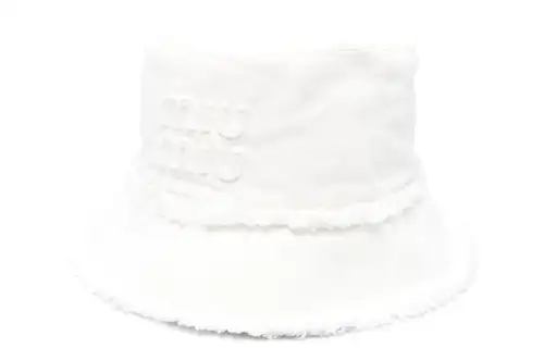 MIU MIU Cotton Bucket Hats Women's White