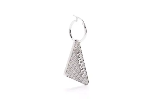 PRADA Crystal Logo Earring