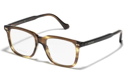 tortoise-shell square eyeglasses