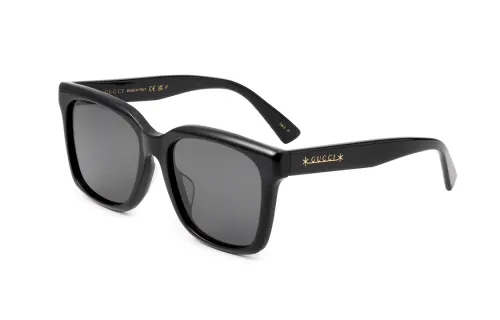 GUCCI Polarized Square Acetate Sunglasses Black