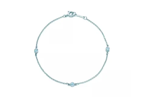 TIFFANY & CO. Tiffany Elsa Peretti® Simple Platinum Bracelet Women's