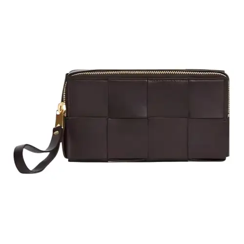 Bottega Veneta Genuine Leather Clutch Regular Men's Brown