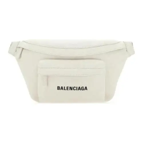 Balenciaga Cotton Fanny Pack Men's Beige