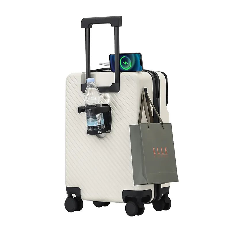 ELLE HOMME ABS Suitcase Travel Bag Luggage Unisex