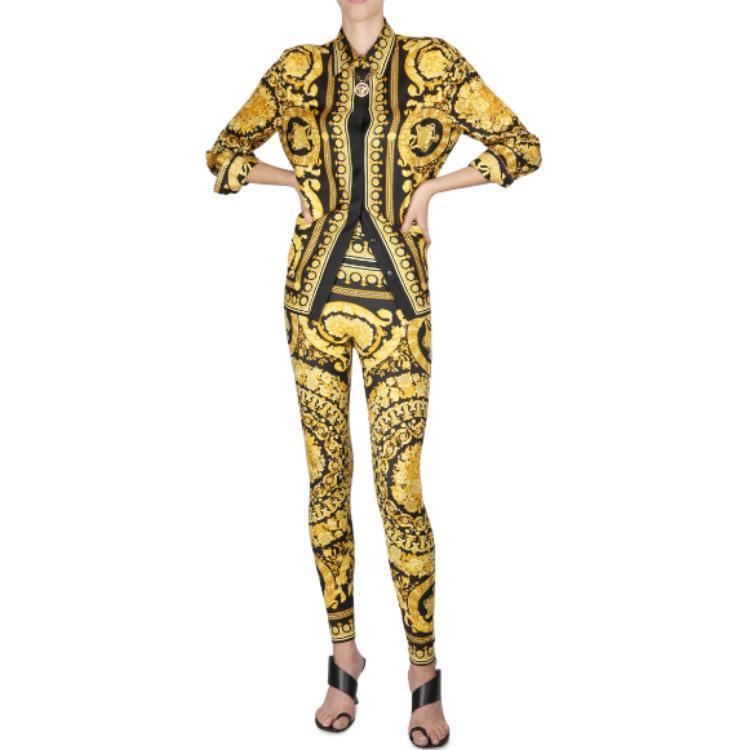 Женские штаны Versace FW22 (золотой) — фото 3