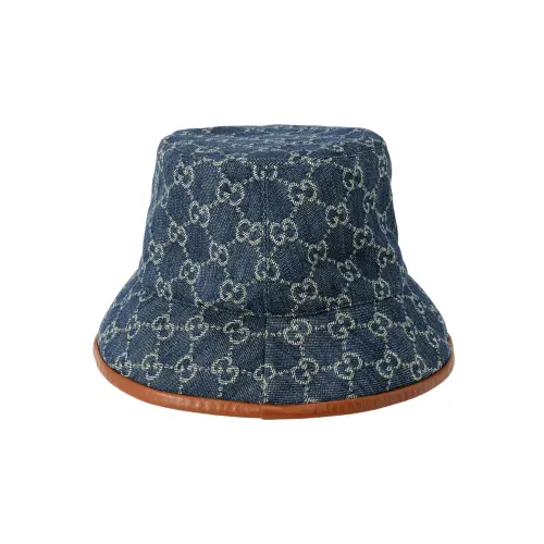GUCCI GG Canvas Bucket Hat Blue/Brown