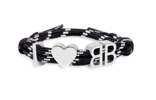 Balenciaga Brass Bracelets Women's Black