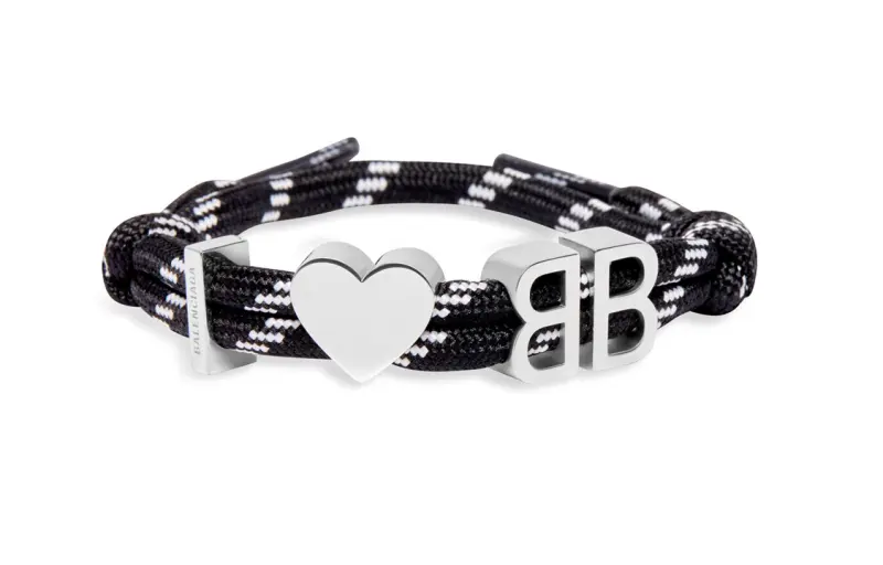 Balenciaga Brass Bracelets Women's Black