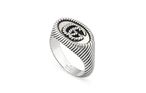 GUCCI 925 Sterling Silver Rings Unisex Silver