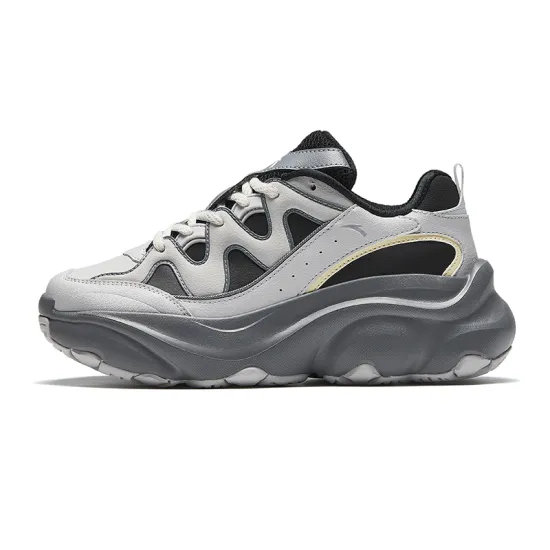 ANTA Casual Shoes Women's Low-Top Microchip Gray/Black/Cool Gray