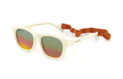 GUCCI Plate Frame Square Sunglasses Unisex