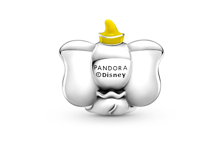 Женский шарм Pandora 925 (серебряный с голубым) — фото 3