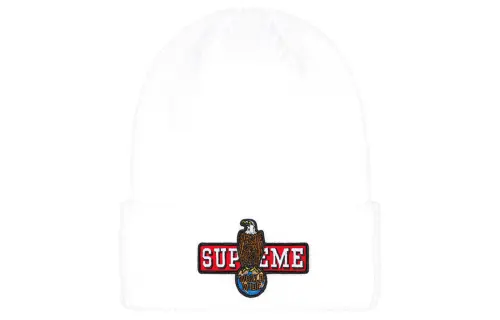Supreme Acrylic Beanies Unisex White