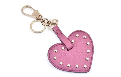 GUCCI Leather Charms Women's Pink