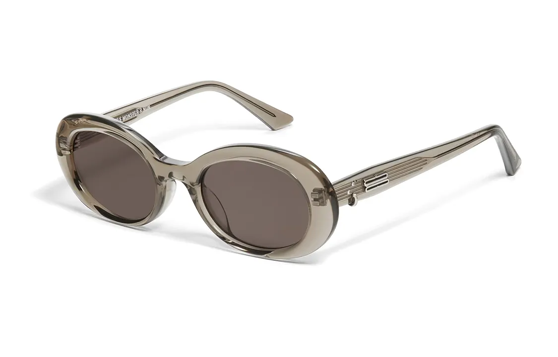 GENTLE MONSTER Plate Frame Butterfly Sunglasses Unisex Brown