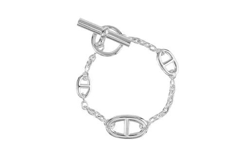 Hermes 10s Chaîne d'Ancre Farandole Bless bracelet