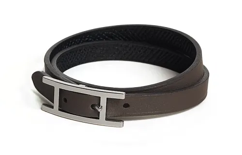 HERMES Behapi Calfskin Wristbands Men's