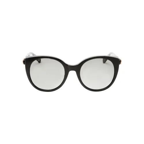 GUCCI Round Sunglasses Unisex Black