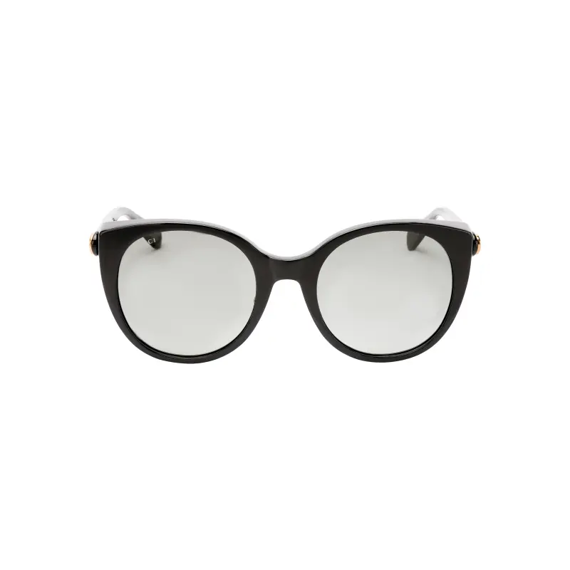 GUCCI Round Sunglasses Unisex Black