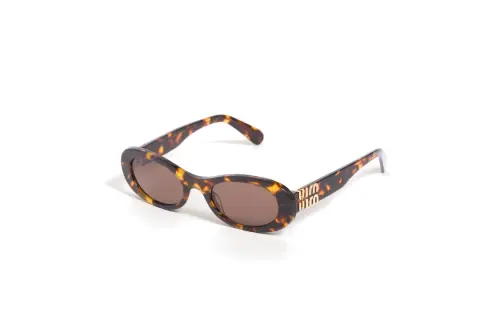 MIU MIU Oval Frame Sunglasses