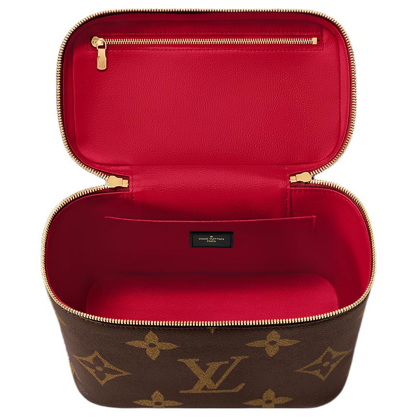 Косметичка Louis Vuitton Nice BB (коричнево-бежевая) — фото 3