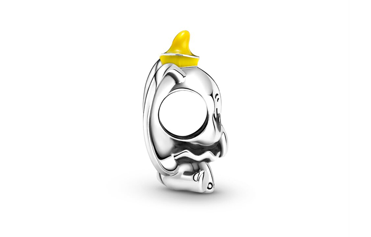 Женский шарм Pandora 925 (серебряный с голубым) — фото 2