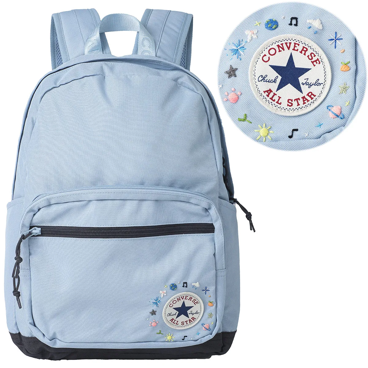 Converse Polyester Backpack Medium Unisex Light Haze Blue