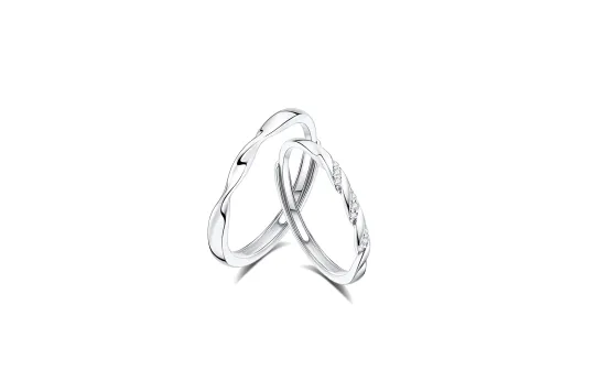 Asia Star Sterling Silver Rings Unisex