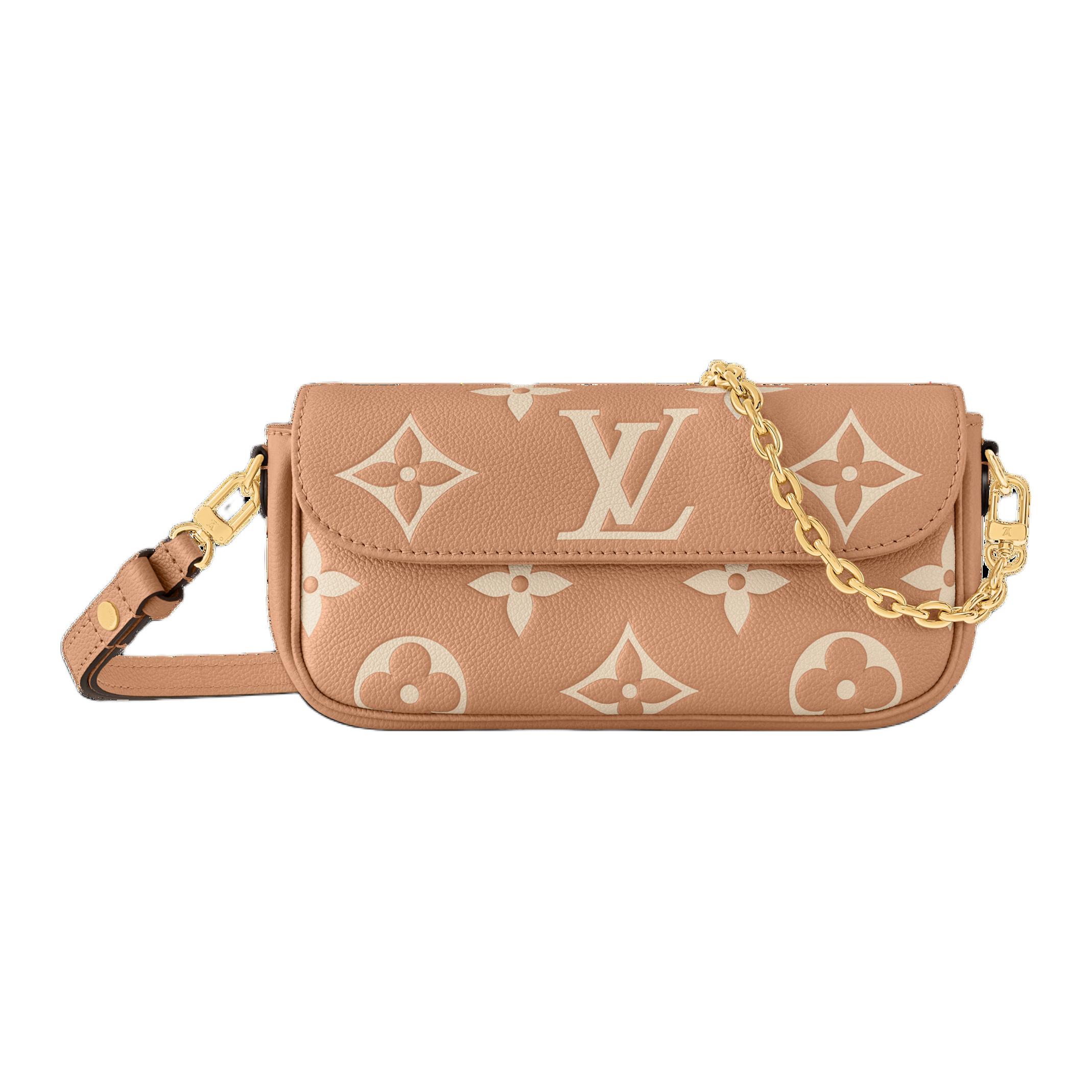 Женская сумка Louis Vuitton LOUIS VUITTON IVY (бежевая)